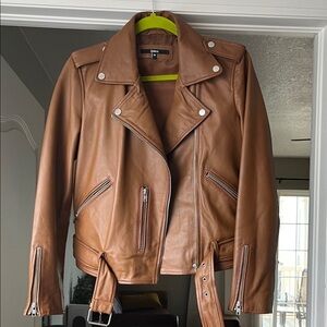 Quince 100% Leather Motorcycle Jacket